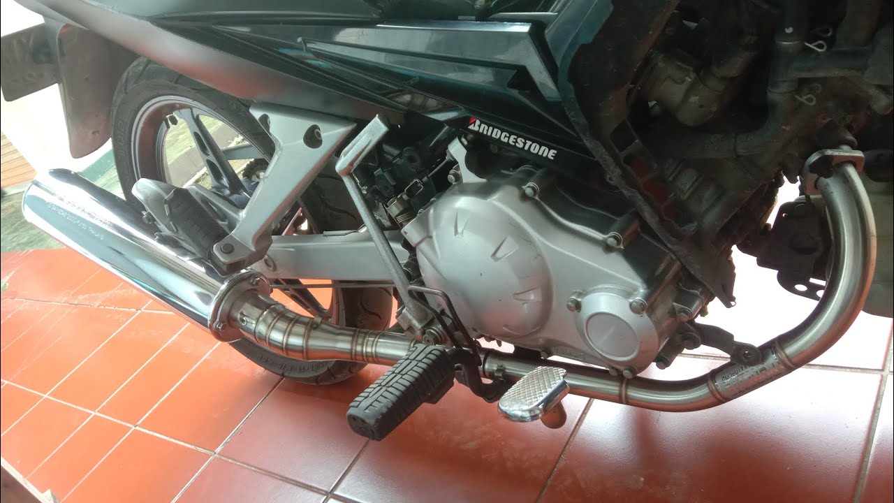Pasang knalpot Fu di jupiter mx old