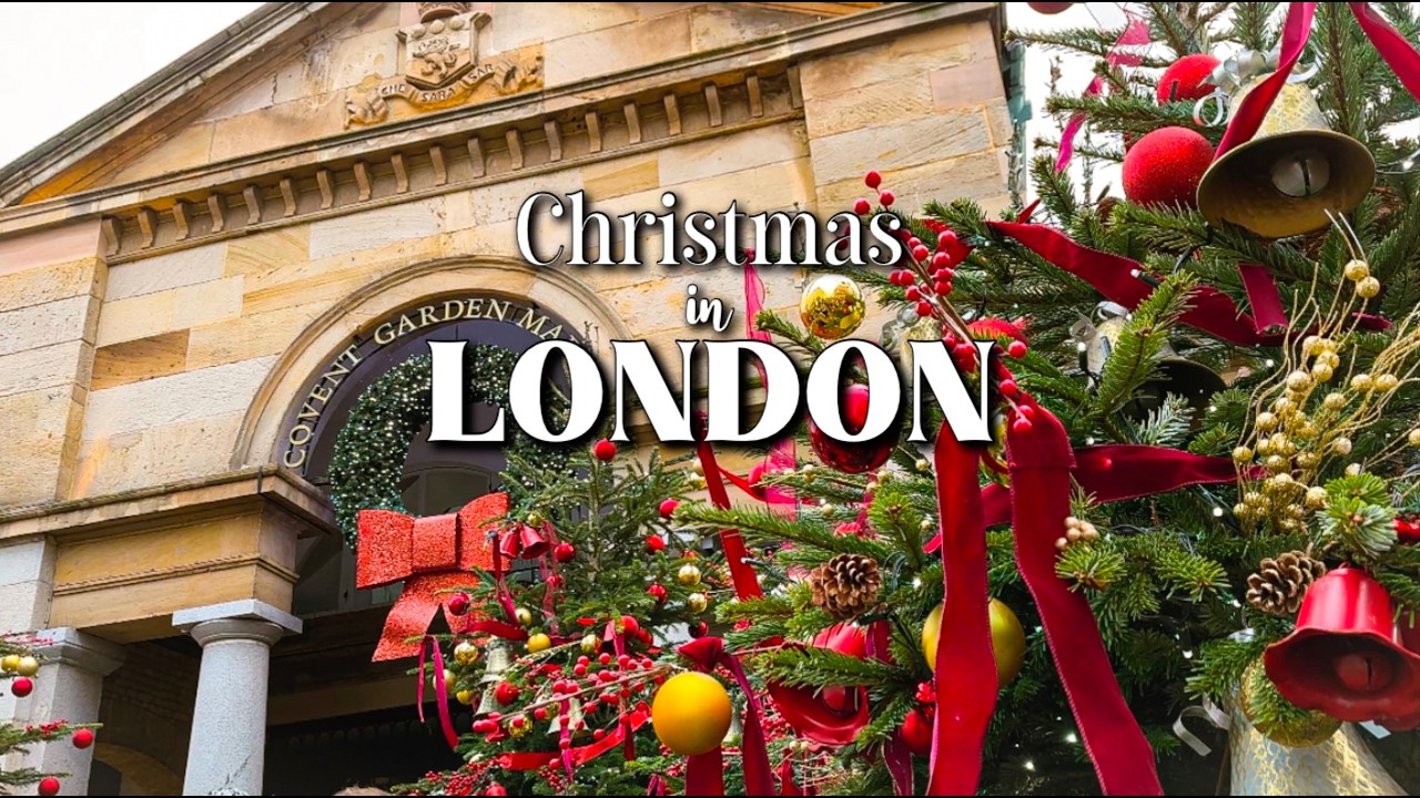 CHRISTMAS MAGIC in London | Christmas Markets, Christmas Lights and Decorations | Travel Vlog