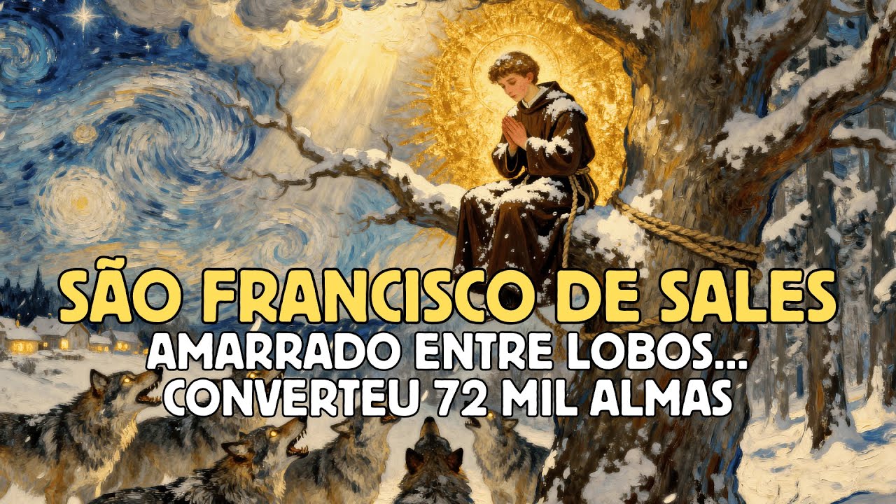 São Francisco de Sales: A Incrível História de Uma Noite Amarrado Entre Lobos e a Salvação