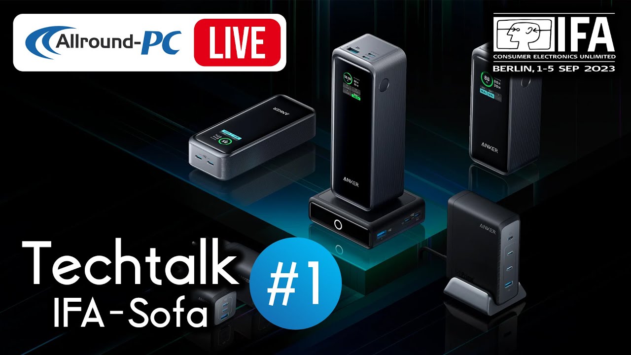 Technik-Gadgets von ANKER: Live-Techtalk zur IFA 2023 mit @AnkerBlog  + Gewinnspiel⚡