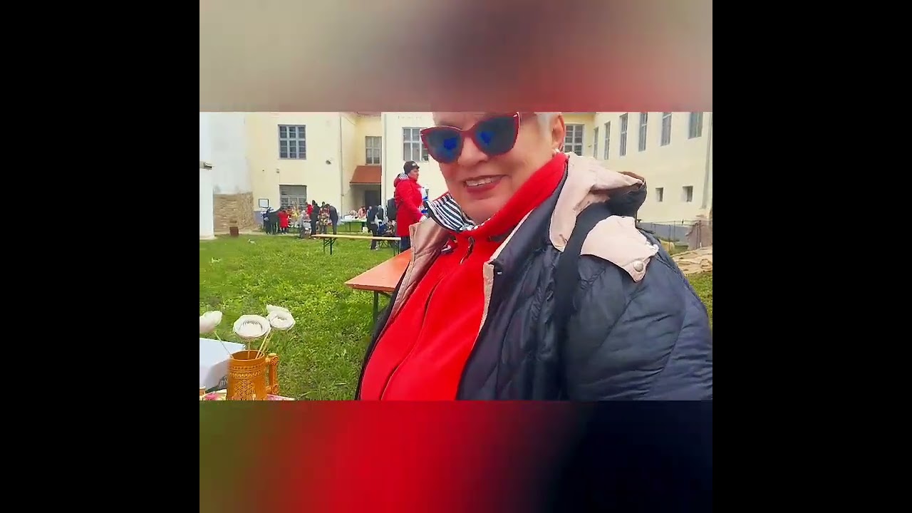 Târgul de Paște , Biserica Fortificată Evanghelica din orașul Agnita, jud Sibiu