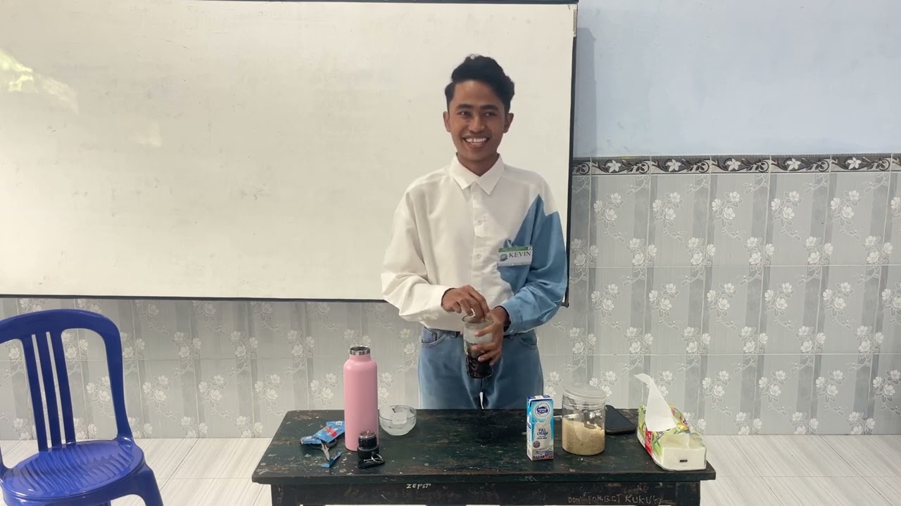 How to make caffe latte by Kevin Saputra •Joyful class