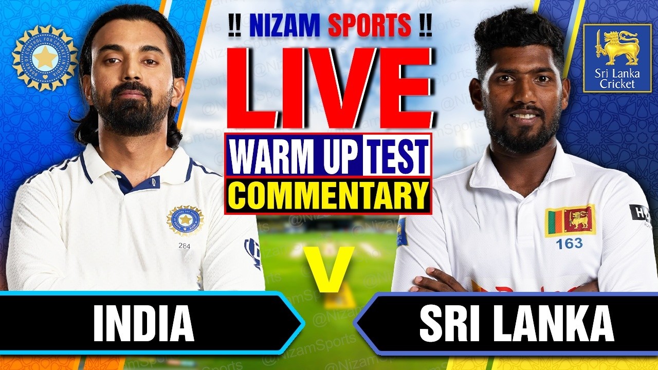 🔴Live: India vs Sri Lanka | Warm-up Match | Live Cricket Score & Commentary