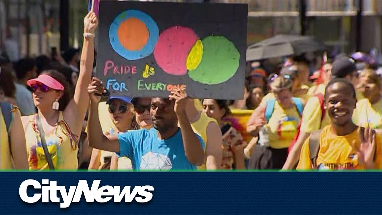 Pride parade takes over downtown Toronto