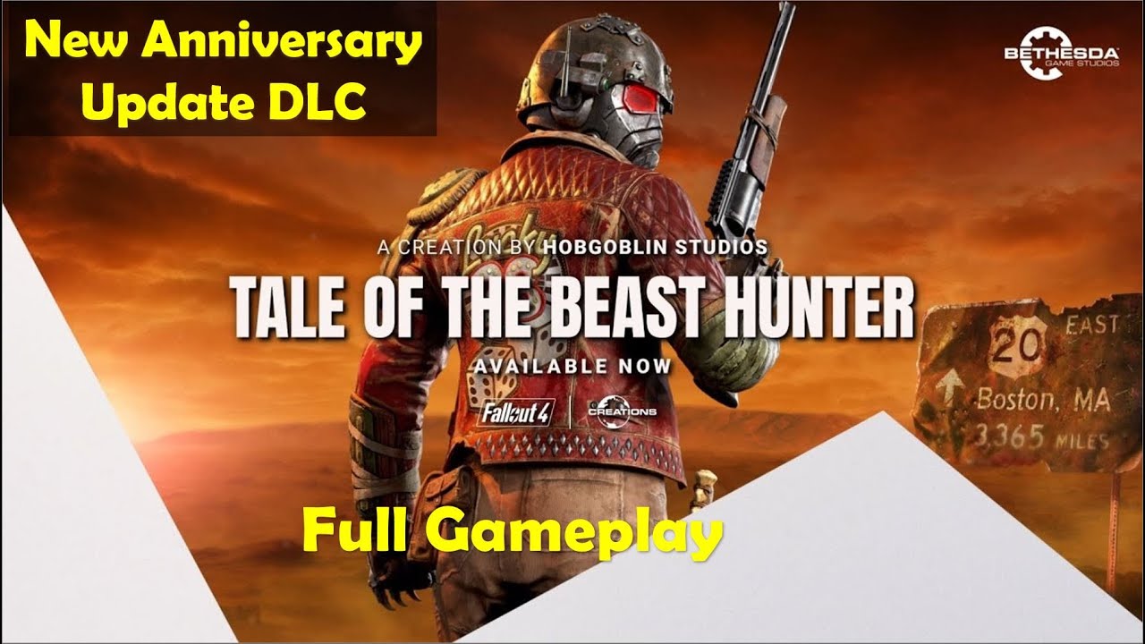 Fallout 4 Anniversary Edition - New Tale of the Beast Hunter DLC | Home Away from Home full Gameplay