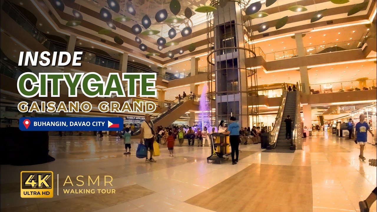 Inside Gaisano Grand Citygate Davao Walking Tour POV 👀 Biggest Grand Mall in Phils 🛍️ Mall Ambience