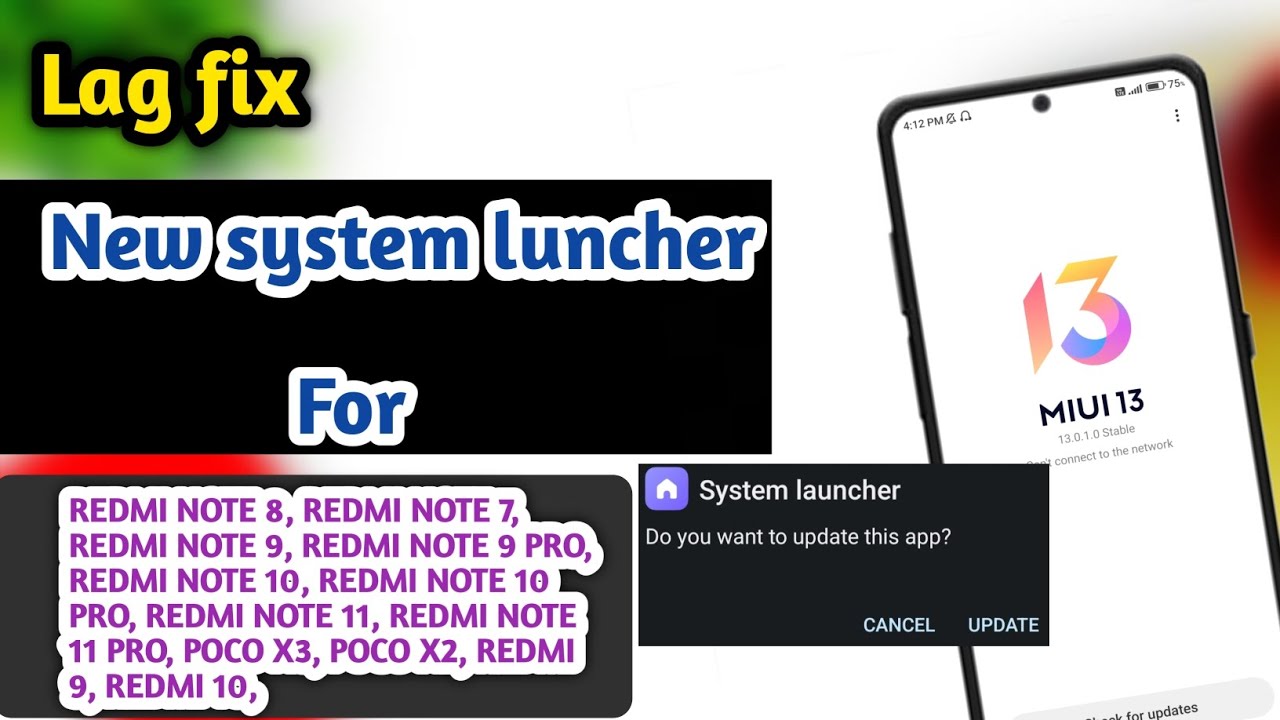🇮🇳New Stable Miui 13 System Launcher Released With Performance Improvement But Nothing New