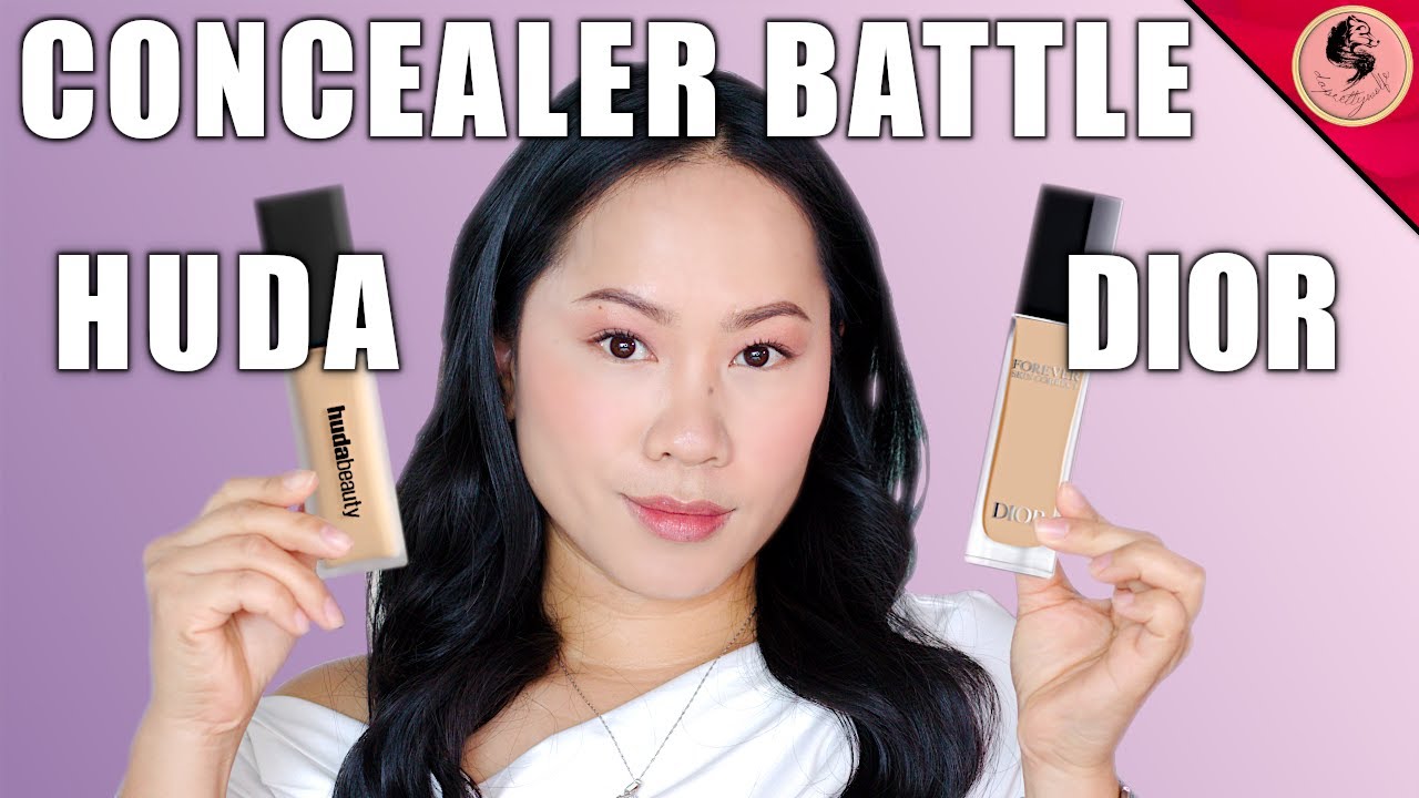 Битва консилеров | DIOR, Forever Skin Correct против Huda BEAUTY, FAUXFILTER LUMINOUS MATTE CONCE...