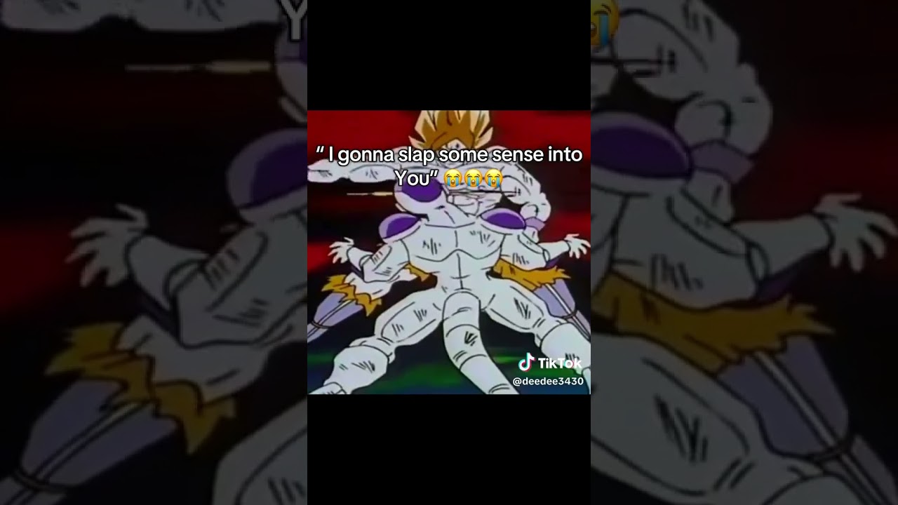 GOKU SLAPS FRIEZA 😂 