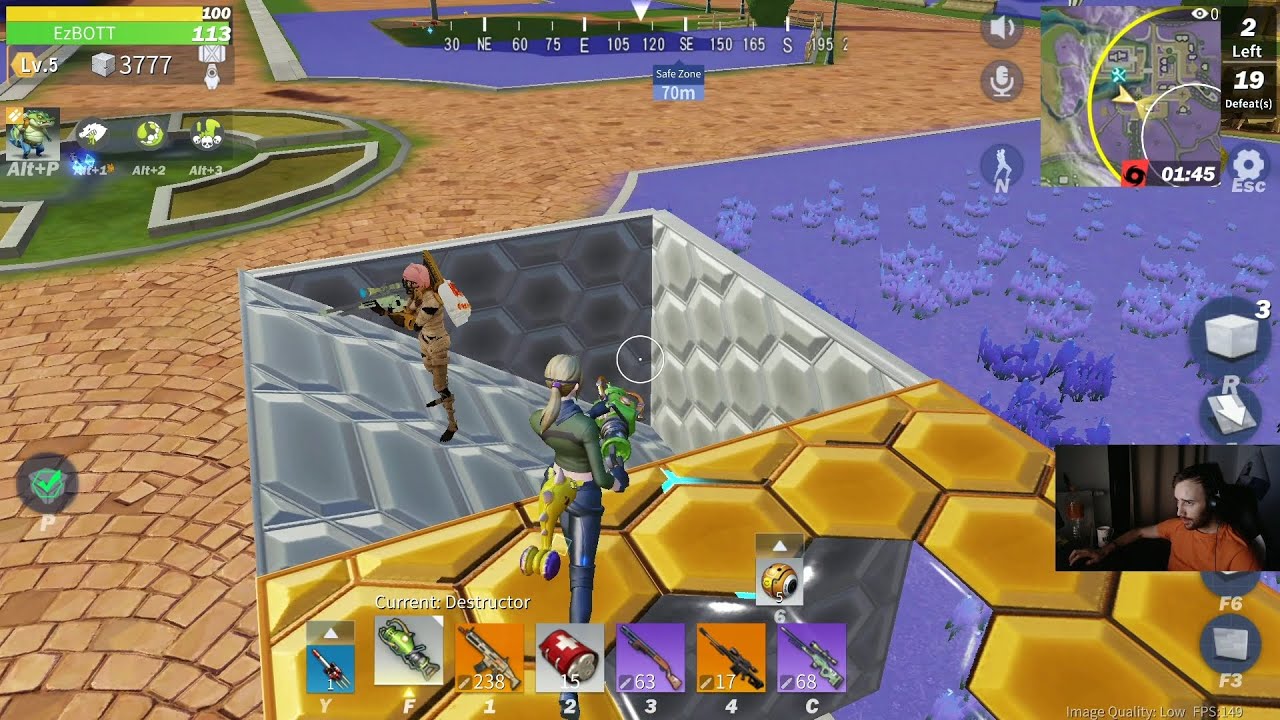 I let the him win :'( 19 Kills (Creative Destruction)