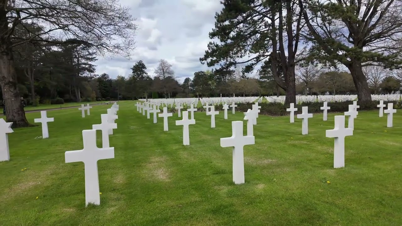 🇫🇷 🇺🇸 Normandy American Cemetery & Memorial 🇫🇷 🇺🇸 Normandie: Colleville-sur-Mer: World War II: