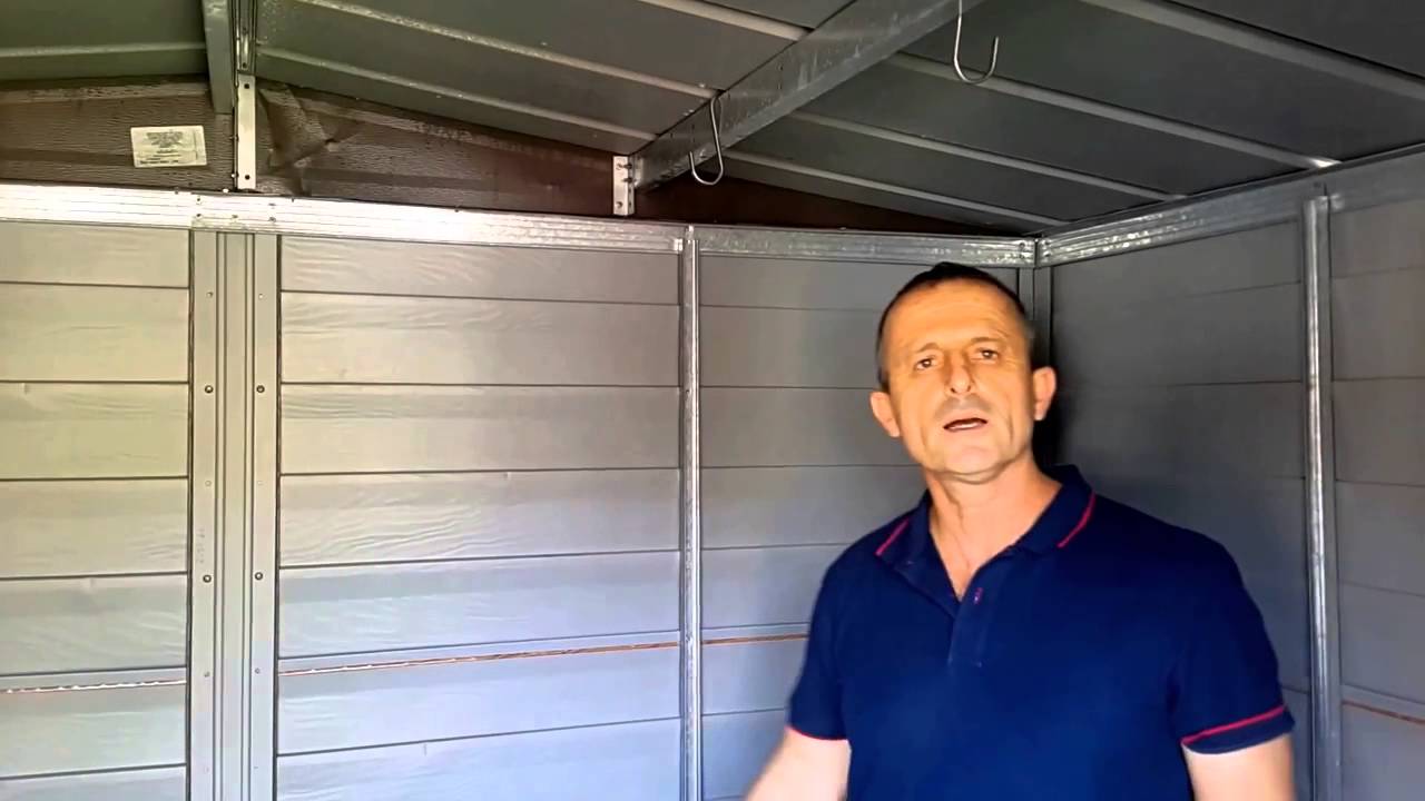 מחסן לגינה עשוי מתכת איסמור