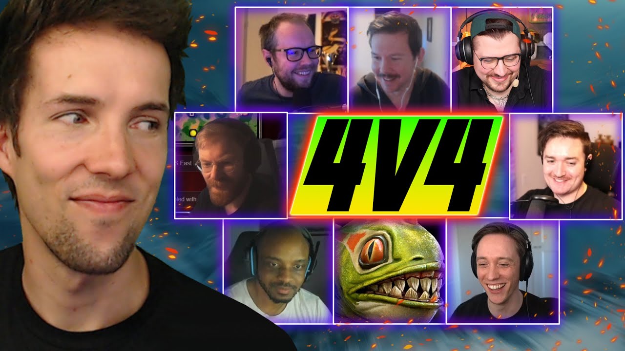 The Invitational participants CLASH in a hilarious 4v4 series!
