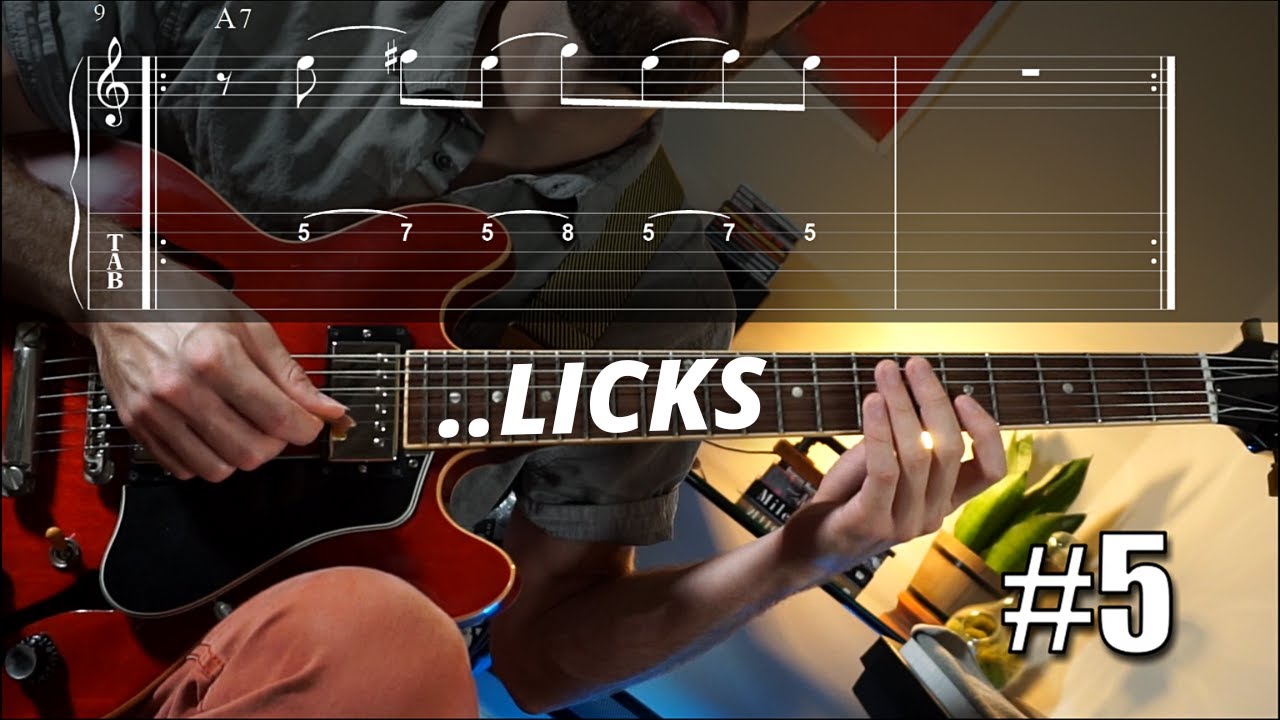 7 Simple A7 Licks - Guitar Lesson