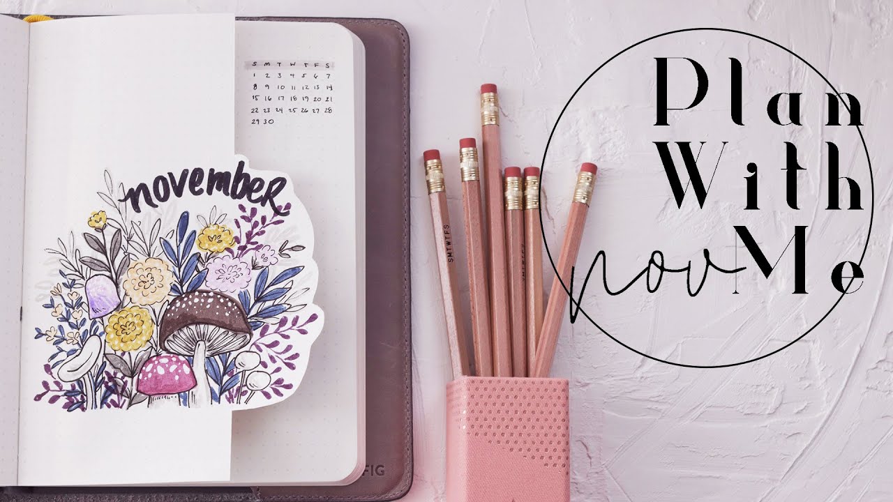 Plan With Me | NOVEMBER Bullet Journal Mums