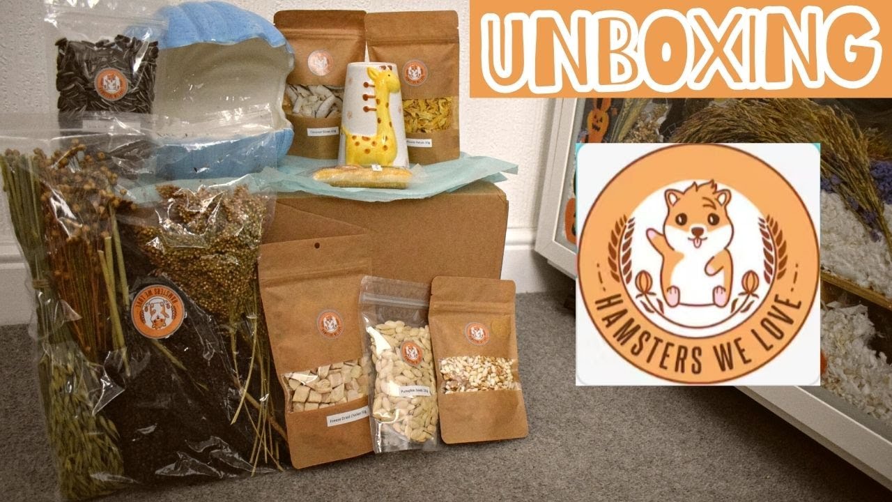 Unboxing a Hamsters We Love Order plus gifts