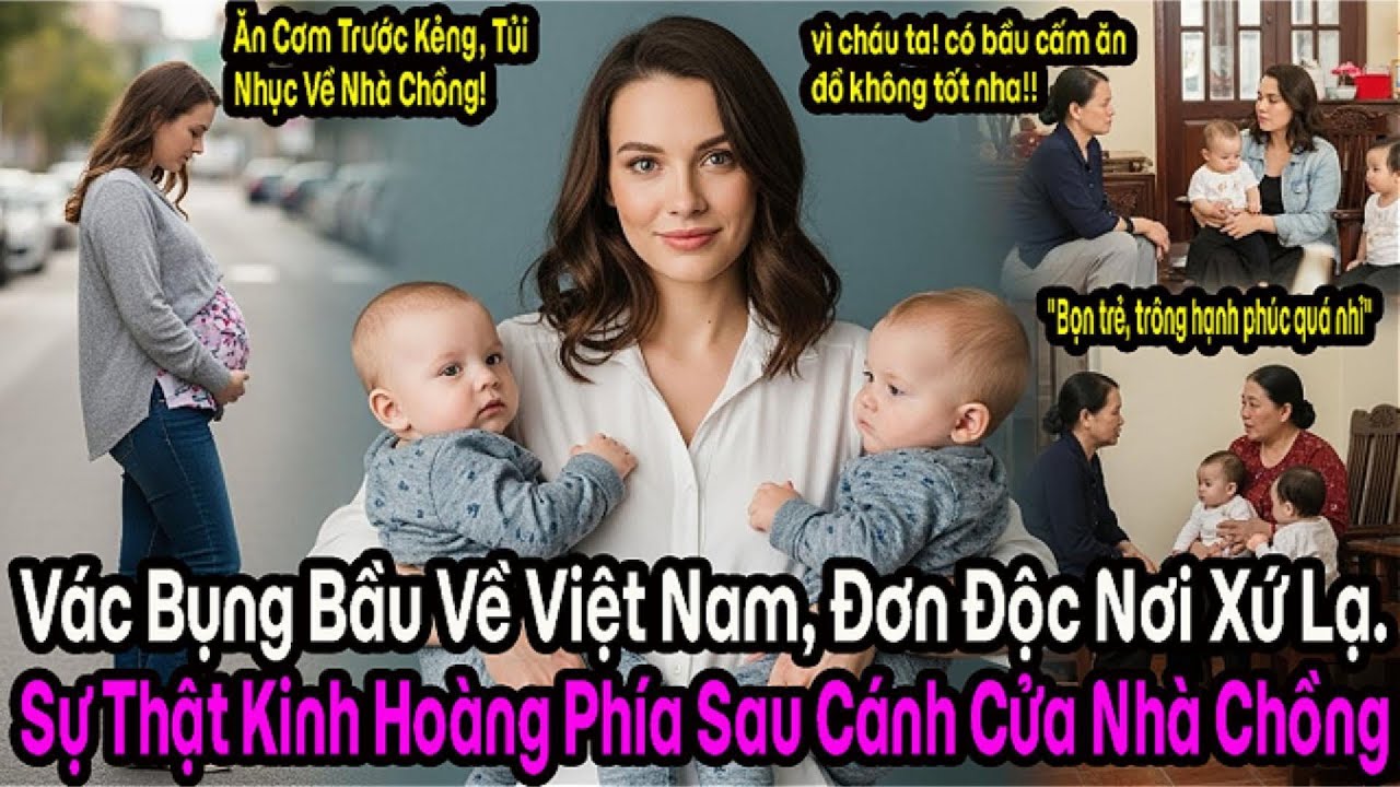 MỘT MÌNH ĐẾN VIỆT NAM KHI MANG THAI: CÂU CHUYỆN CẢM ĐỘNG VỀ TÌNH CẢM GIA ĐÌNH NƠI ĐẤT KHÁCH