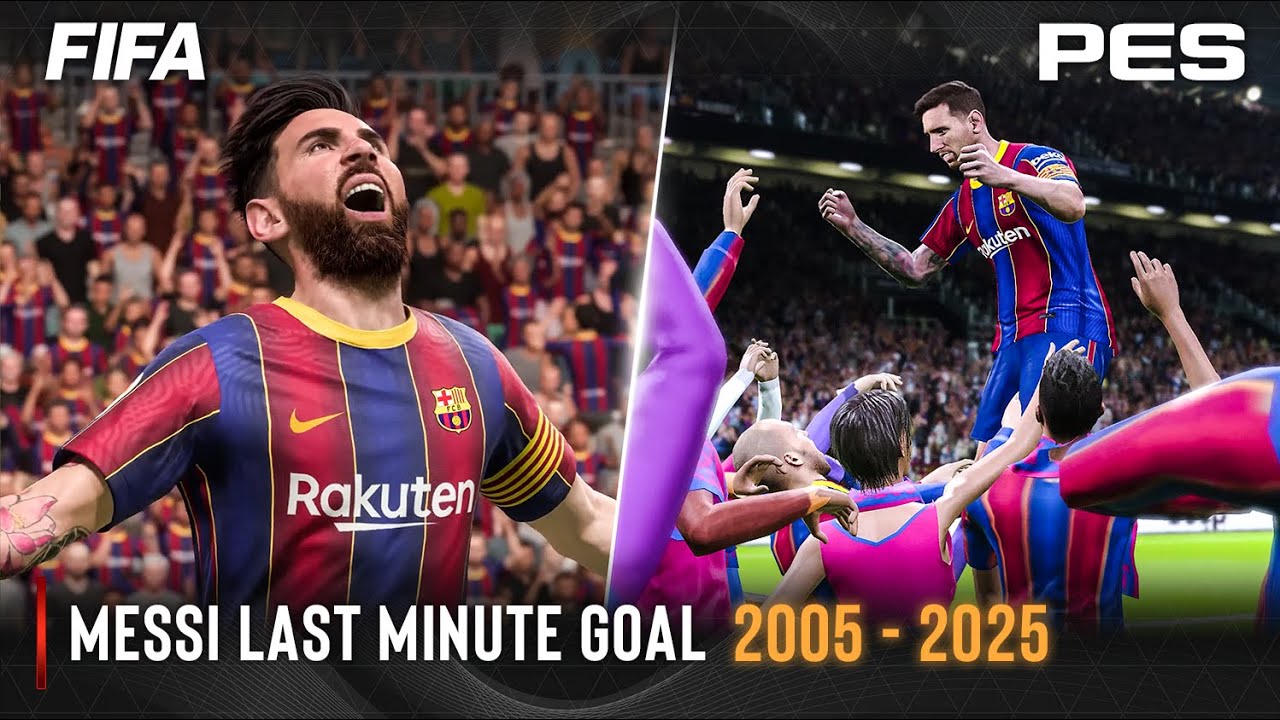 Гол Месси в последнюю минуту FIFA против PES | 2005 - 2025 |