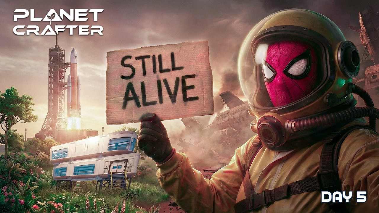 I Found a SECRET Inside the Giant Crashed Ship & Building a Rocket! | Planet Crafter | Ep.5 | Hindi