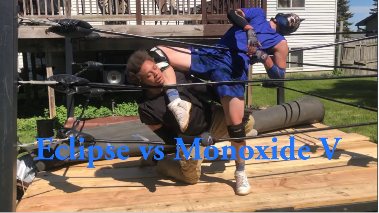 Eclipse VS Monoxide Extreme Rules Match Backyard wrestling classic