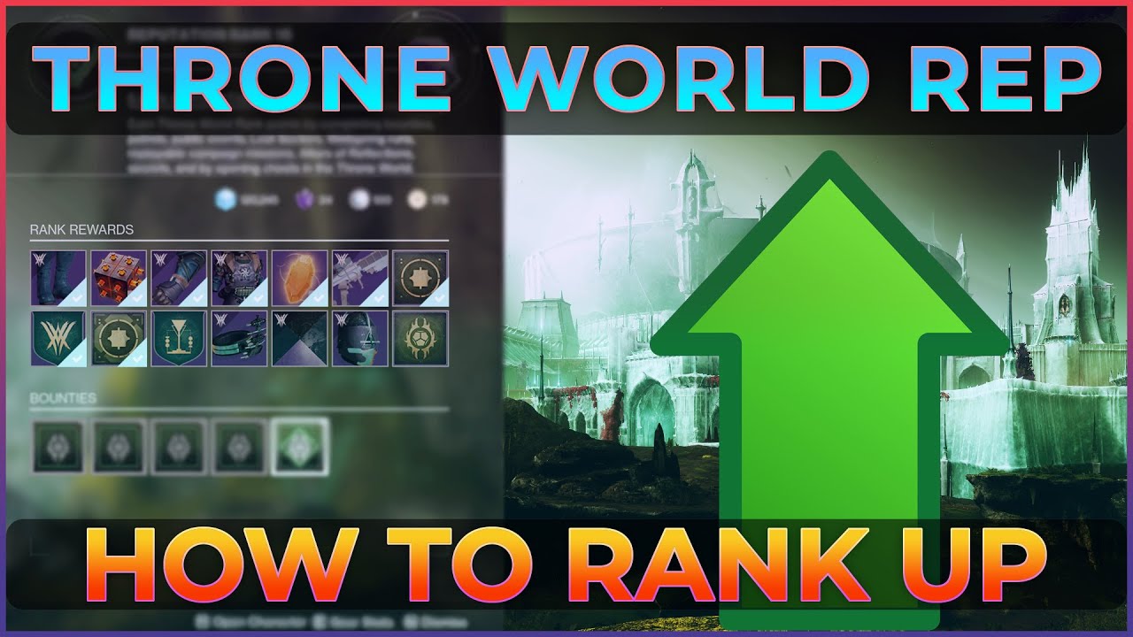 Throne World Reputation Guide | Get Max Rank Fast! (Destiny 2: The Witch Queen)