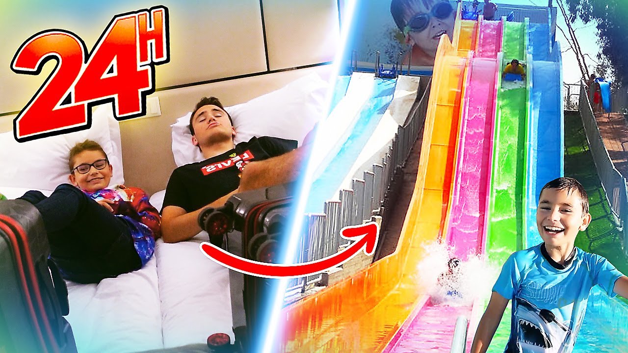 24H DANS UN HÔTEL PARC AQUATIQUE !
