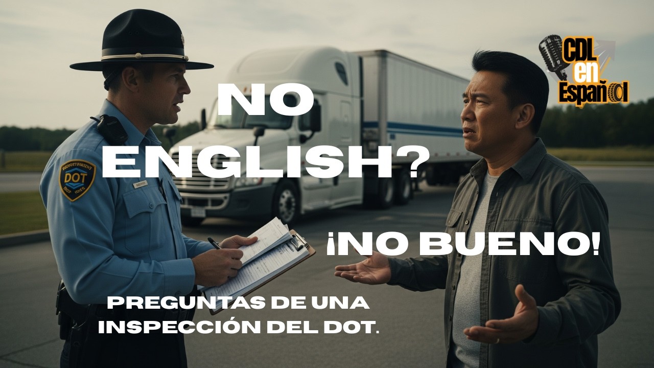 Este error en una inspección del DOT le costó su CDL 🚨 (No entender inglés)