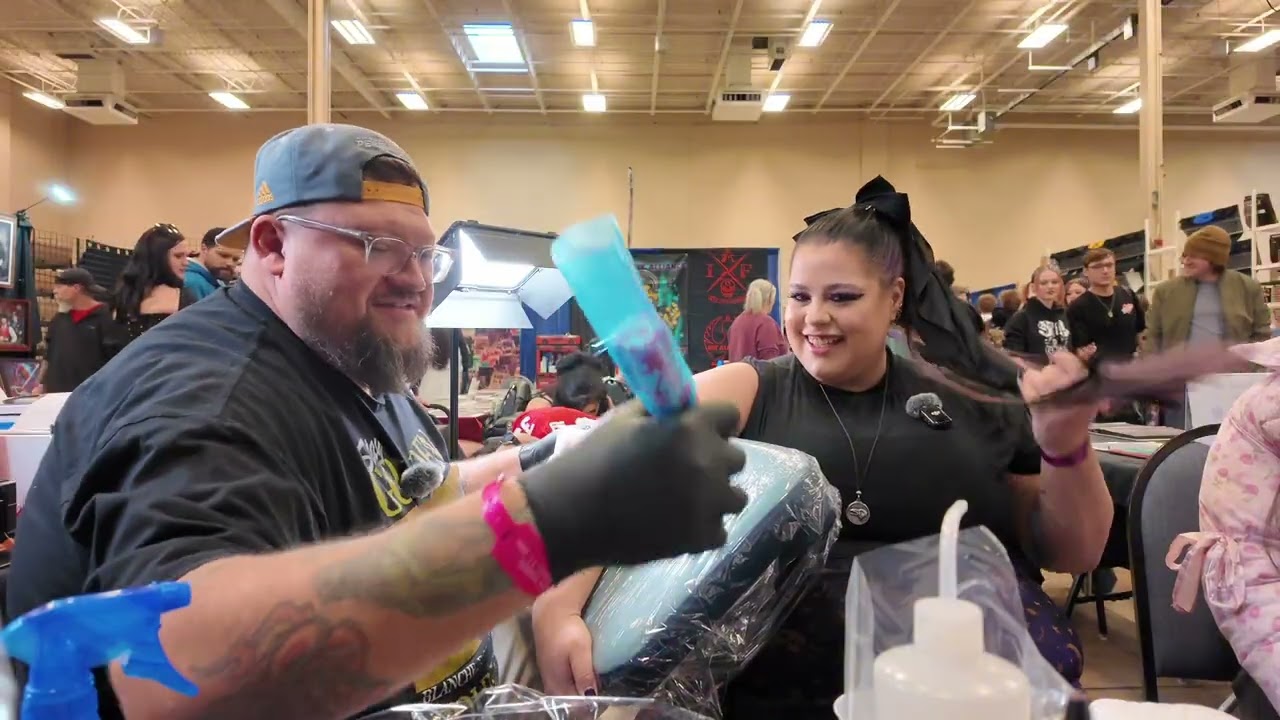 Tattoo psychic medium reading her grandfather came through for her #medium #tattooartist #spritual 