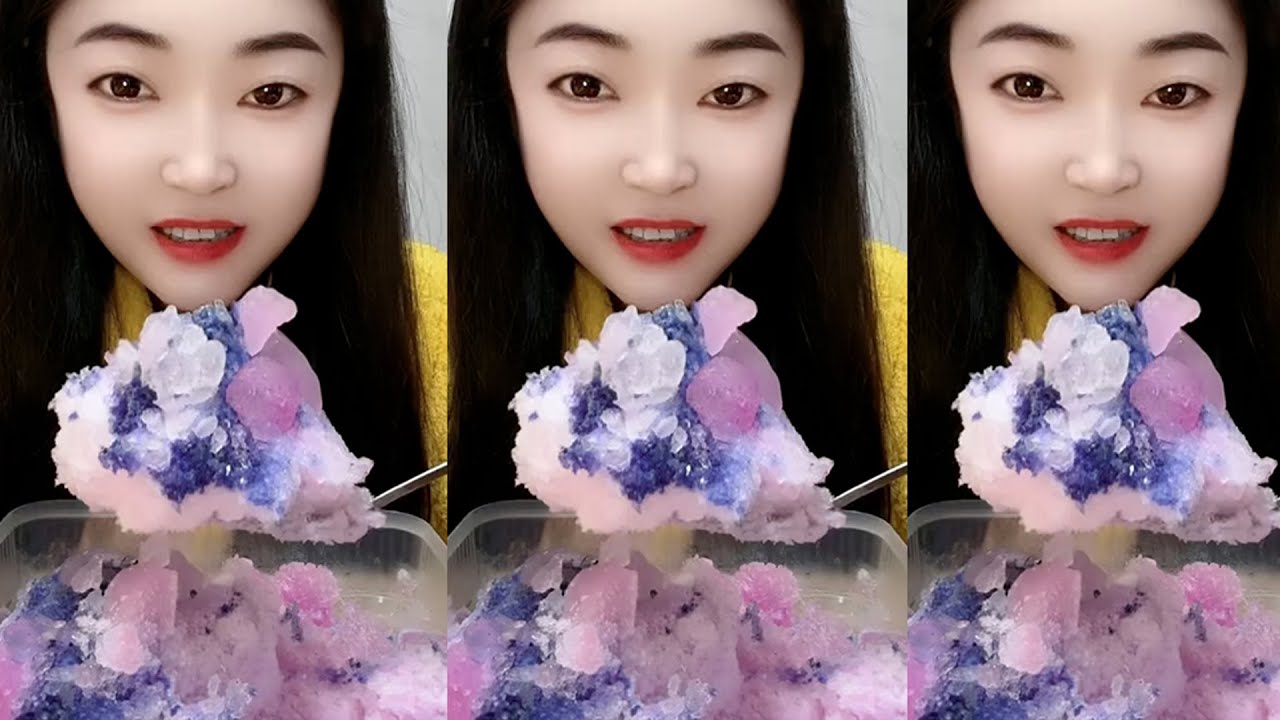 ASMR MUKBANG ICE EATING SOUNDS FROM THE FROZEN WATER