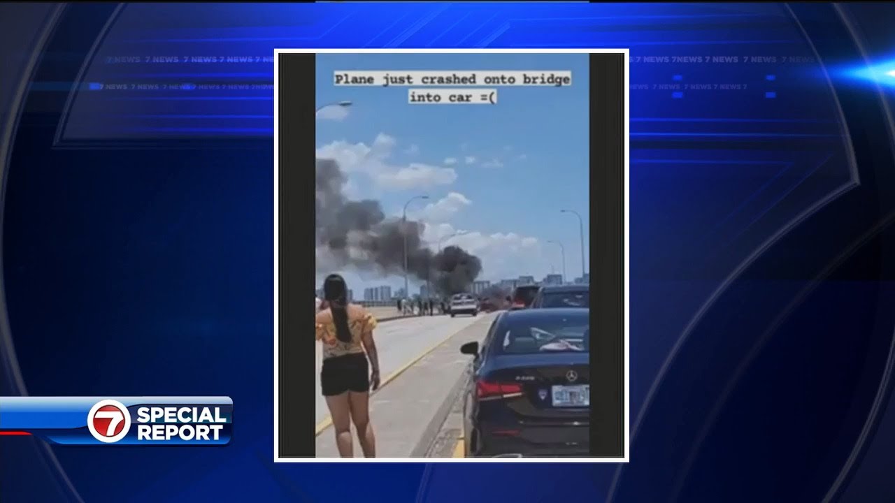 Plane crashes at Haulover Beach bridge