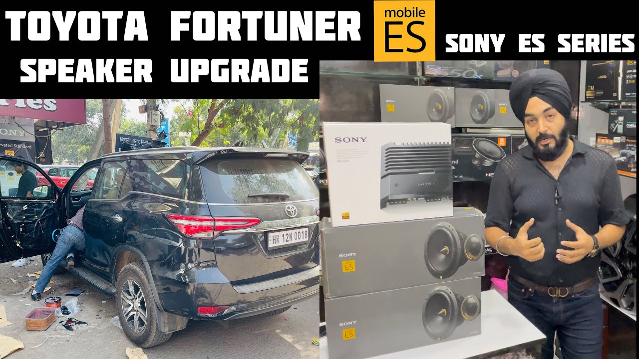 New Toyota fortuner 2023 upgraded with SONY ES SERIES component speakers✅Sony ES series✅fortuner2023