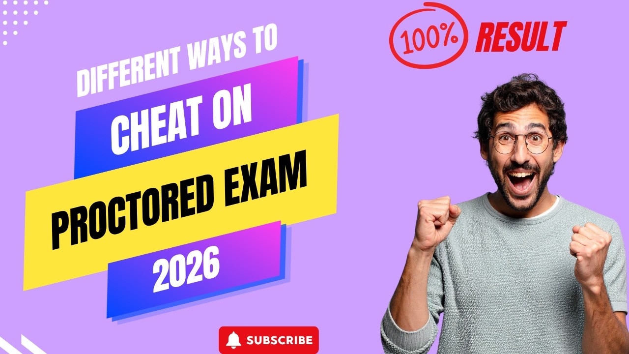 HOW TO CHEAT ON AN ONLINE PROCTORED EXAM 2026 | LATEST TIPS AND TRICKS