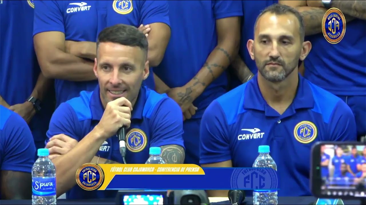 CONFERENCIA DE PRENSA: FC CAJAMARCA PRESENTA A SU PLANTEL Y COMANDO TÉCNICO