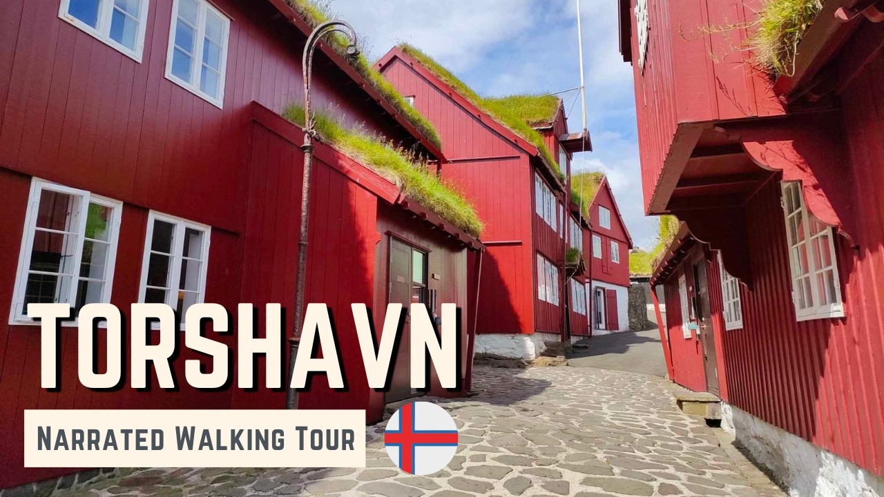 TÓRSHAVN, Faroe Islands | 4K Narrated Walking Tour | Let's Walk 2024