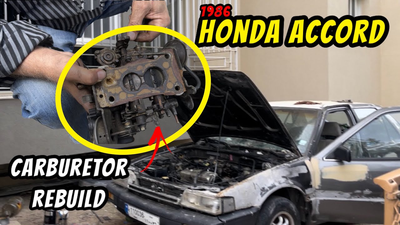 How To Rebuild A Carburetor On A 1986 Honda Accord!