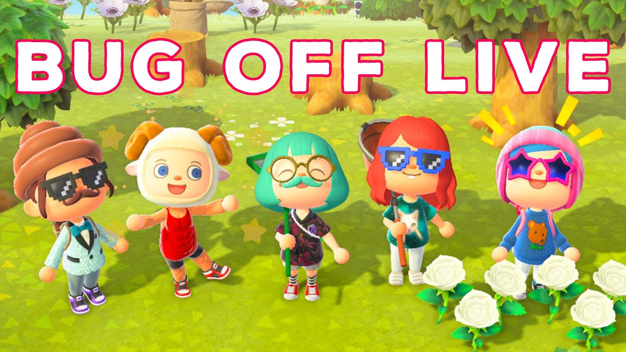 September Bug Off Live Stream! Animal Crossing New Horizons