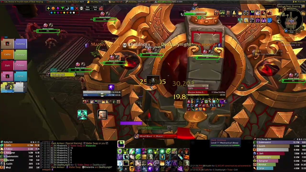 WoW MoP Classic - Dark Animus - 10M Normal - Shadow Priest PoV