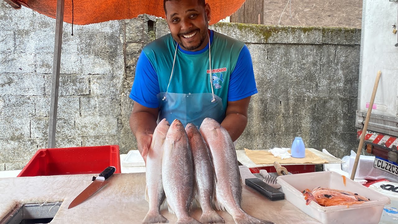 COMO LIMPAR UM PEIXE GRANDE!!!! 