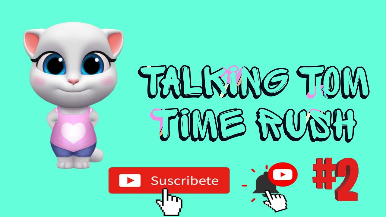 Talking Tom Time Rush - 4 x Tom Angela Gameplay Android and iOS