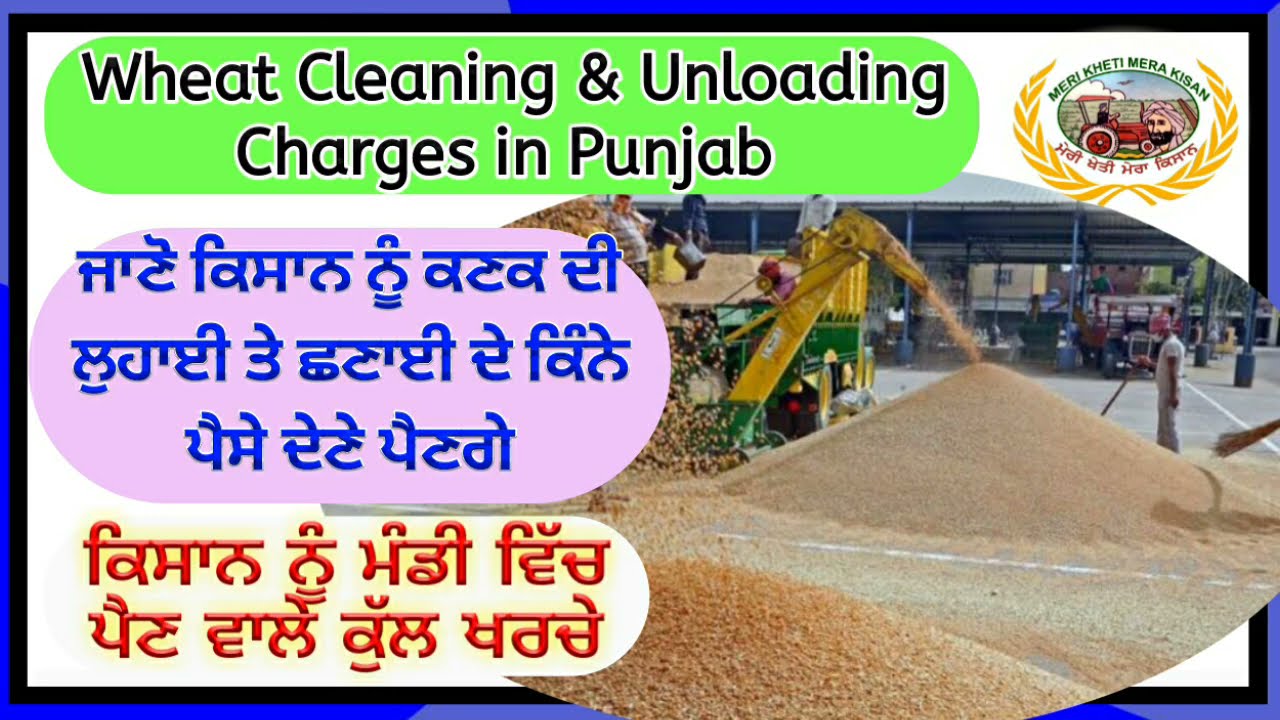 Wheat cleaning & Unloading charges (ਕਣਕ ਵੇਚਣ ਸਮੇਂ ਲੱਗਣ ਵਾਲੇ ਖਰਚੇ) Shergill Markhai