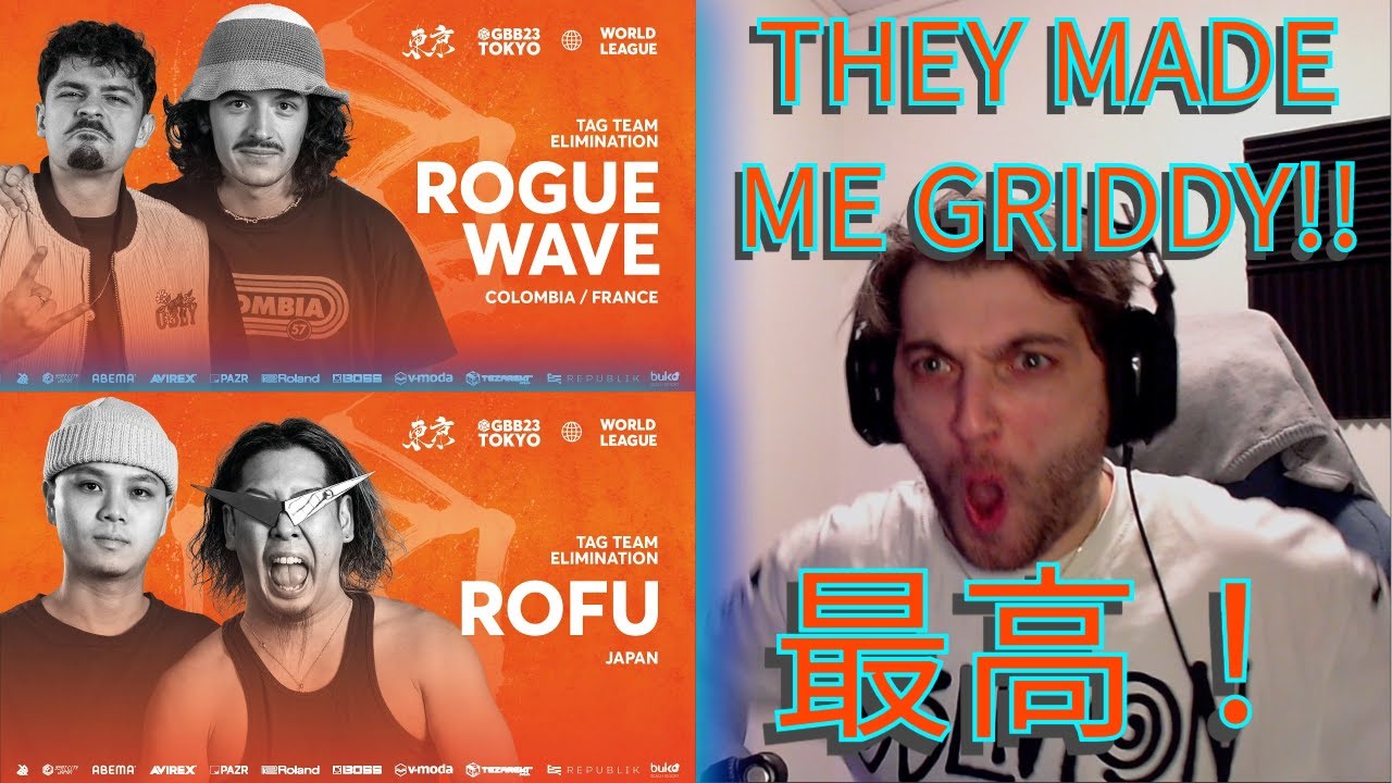 Rofu 🇯🇵 I Rogue Wave 🇫🇷 🇨🇴 I GBB 2023 I Tag Team Elimination (Reaction) #beatbox #reaction