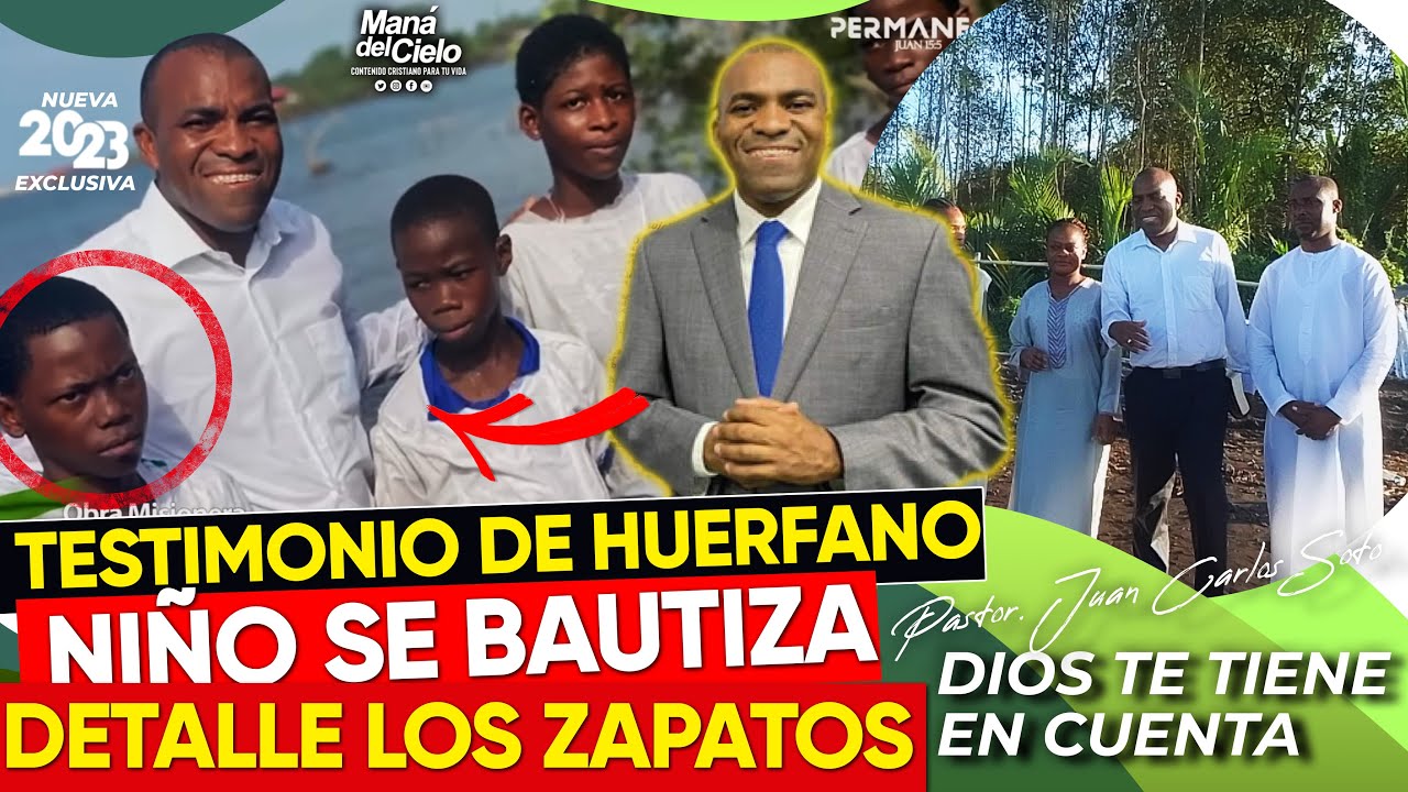 😱Niño HUERFANO en AFRICA se BAUTIZA😳Testimonio IMPACTANTE😨💥PASTOR JUAN CARLOS SOTO IPUC🔥