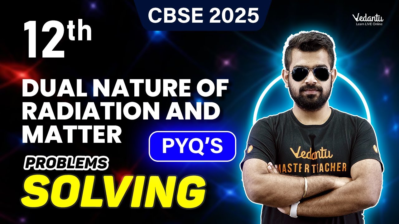 Dual Nature of Radiation and Matter | PYQ Problem Solving | Class 12 | CBSE 2025 🔥 Shimon Sir