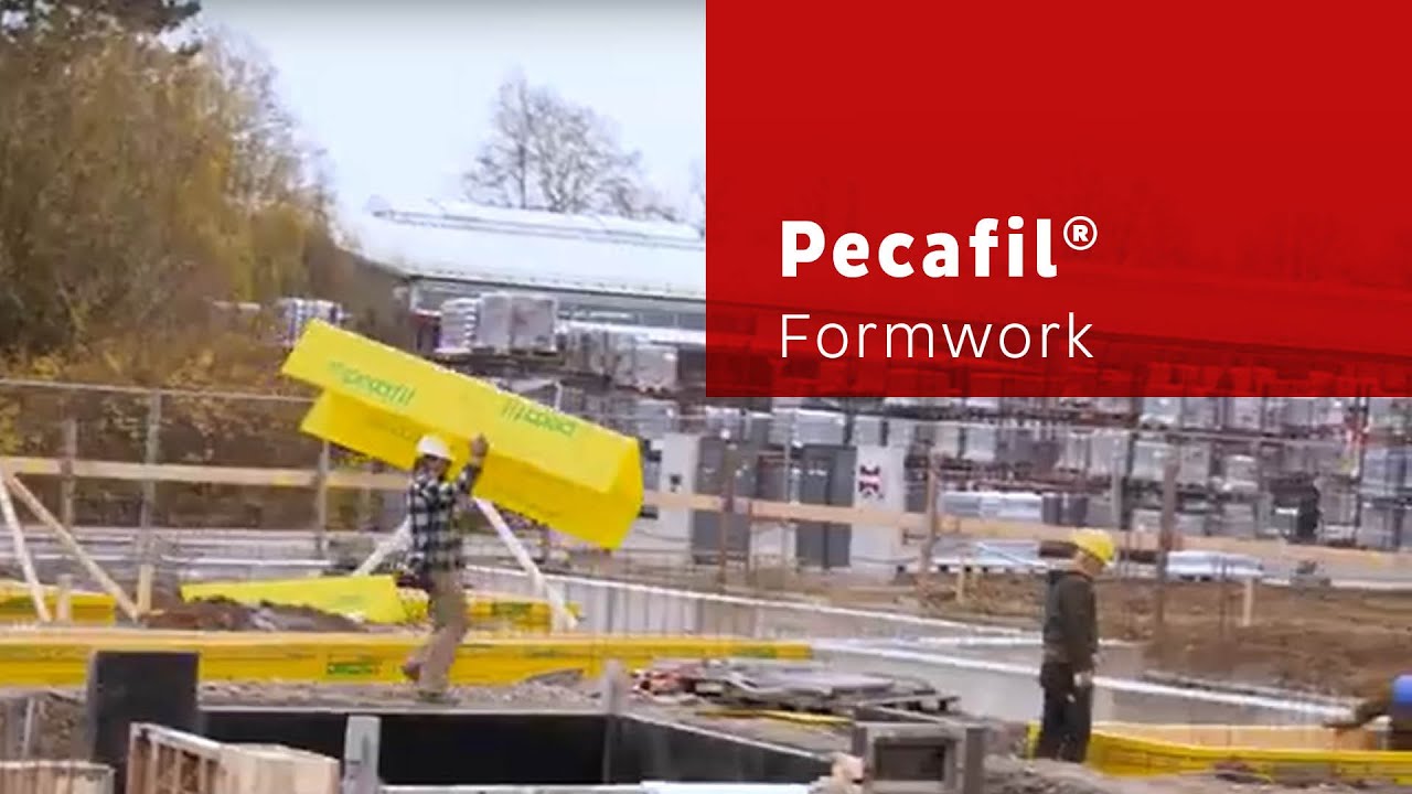 Pecafil® Formwork for Ground Beams and Pile Caps