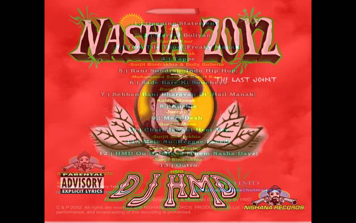 DJ HMD - Nasha 2012 - HMD on the mix (Boliyan) feat. Surjit Bindrakhia