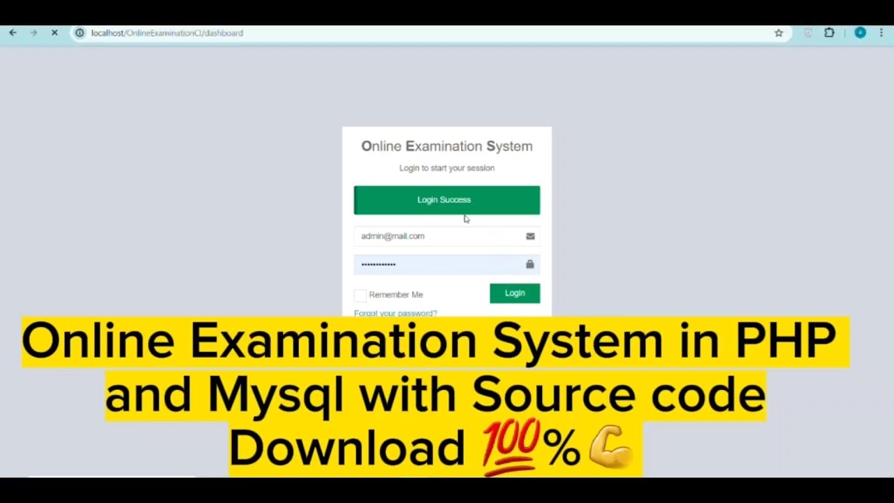 Online Examination System in PHP and Mysql with Source Code