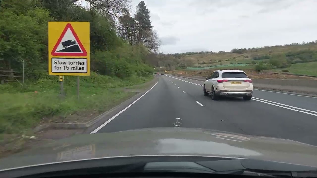 Driving in England: Gloucester, A417, A436, A40, Oxford (April 2024)