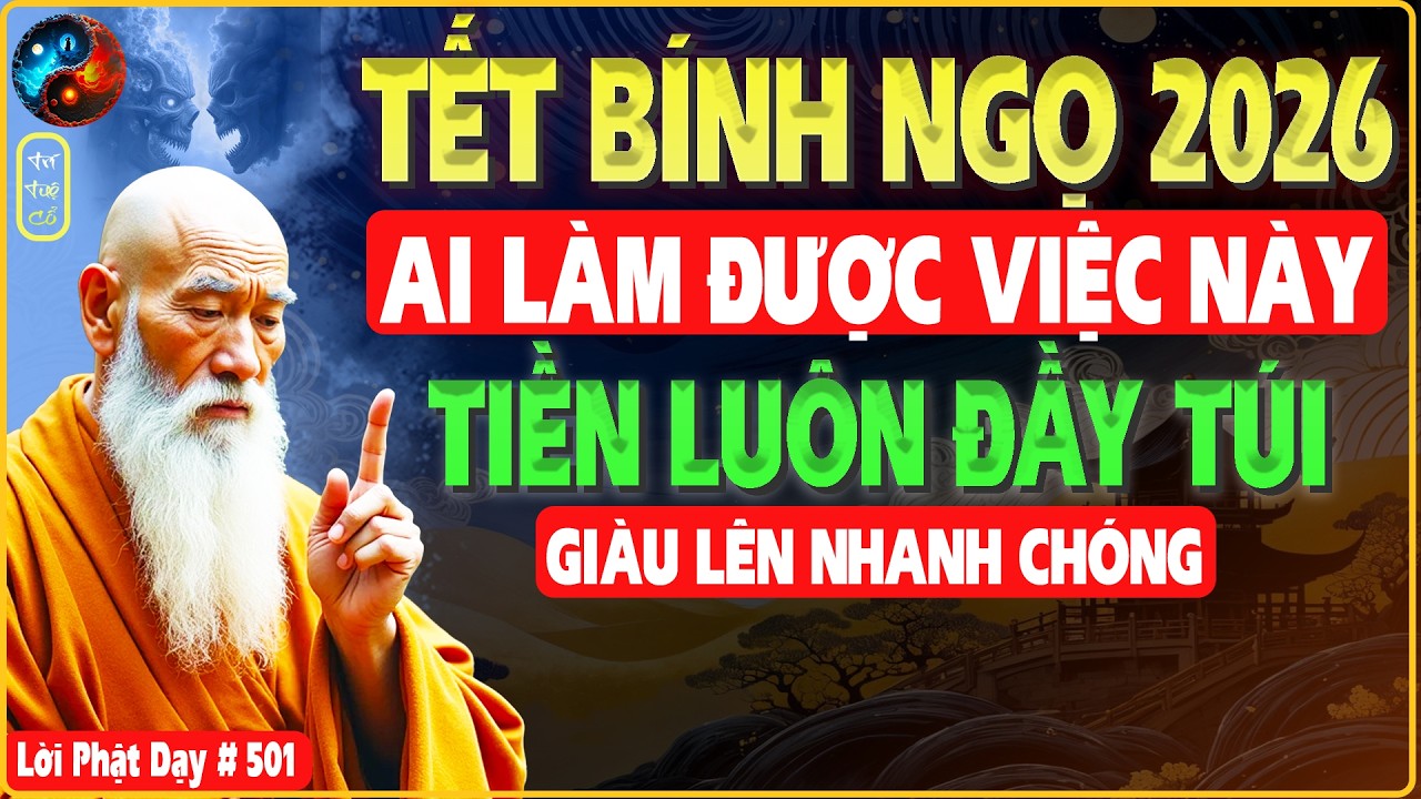 TẾT BÍNH NGỌ 2026 AI LÀM ĐƯỢC VIỆC NÀY GIÀU HƠN TRÚNG SỐ - TRÍ TUỆ CỔ