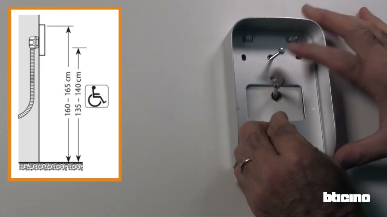 Bticino: Easykit videocitofono con alimentazione DIN