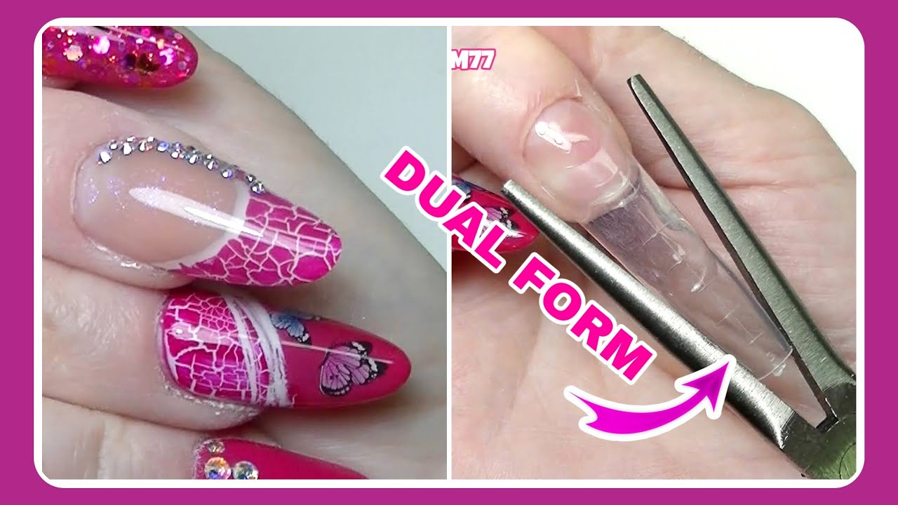 NAILS DUAL FORM QUADRATA!!! RICOSTRUZIONE UNGHIE CON DUAL FORM | @ValentinaMNails